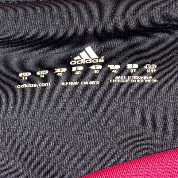 Adidas Women's Black Stretch Capri Active Athletic Leggings Size Medium - Picture 8 of 9